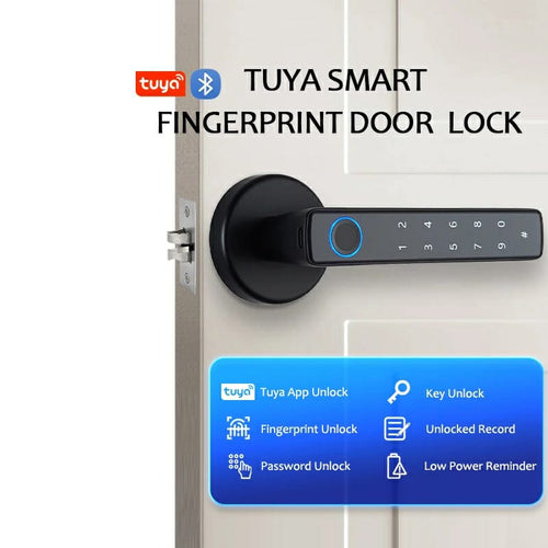 [NEW] Smart Door Handle Finger-print and Password Protection with Bluetooth